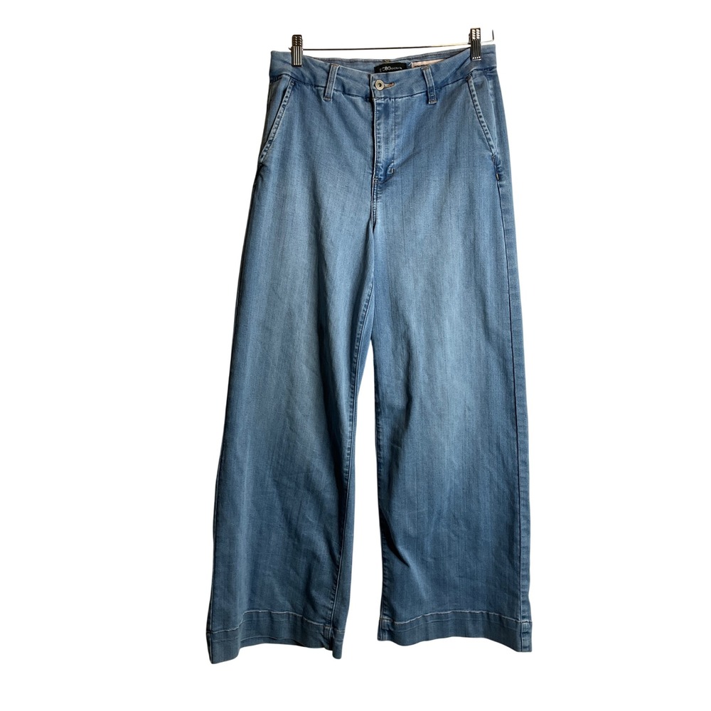 BCBGeneration High Rise Wide Leg Trouser Jeans Boho Stretch Retro Casual 31